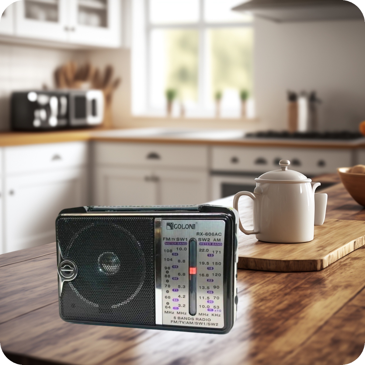 Radio PRZENOŚNE Sieciowe R20 FM AM SW Kuchenne EAN (GTIN) 4315100006064