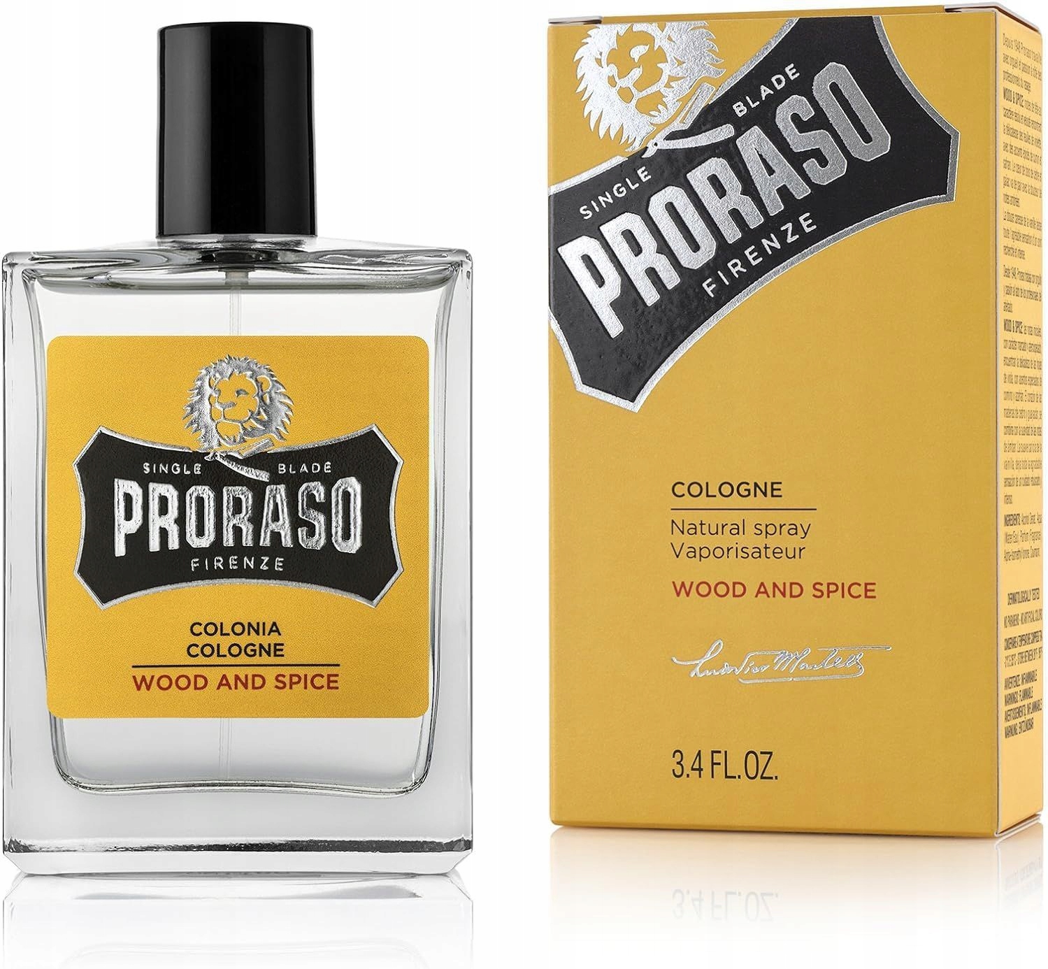 Proraso Wood+spice Cologne 100 ML