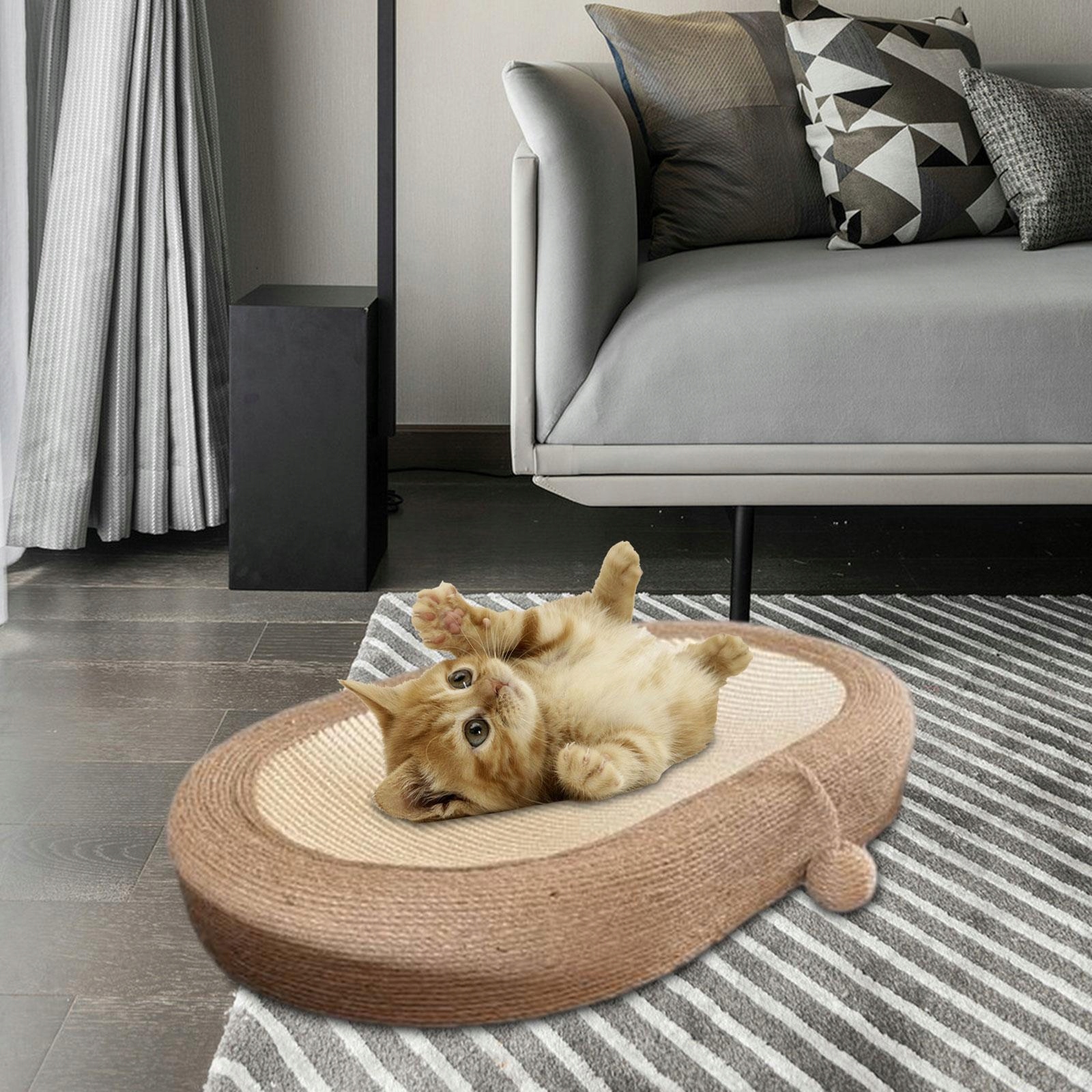 Cat Scratching Board Nest Small Medium Large Cats for Sofa without ears Kod producenta Muximy-64061690