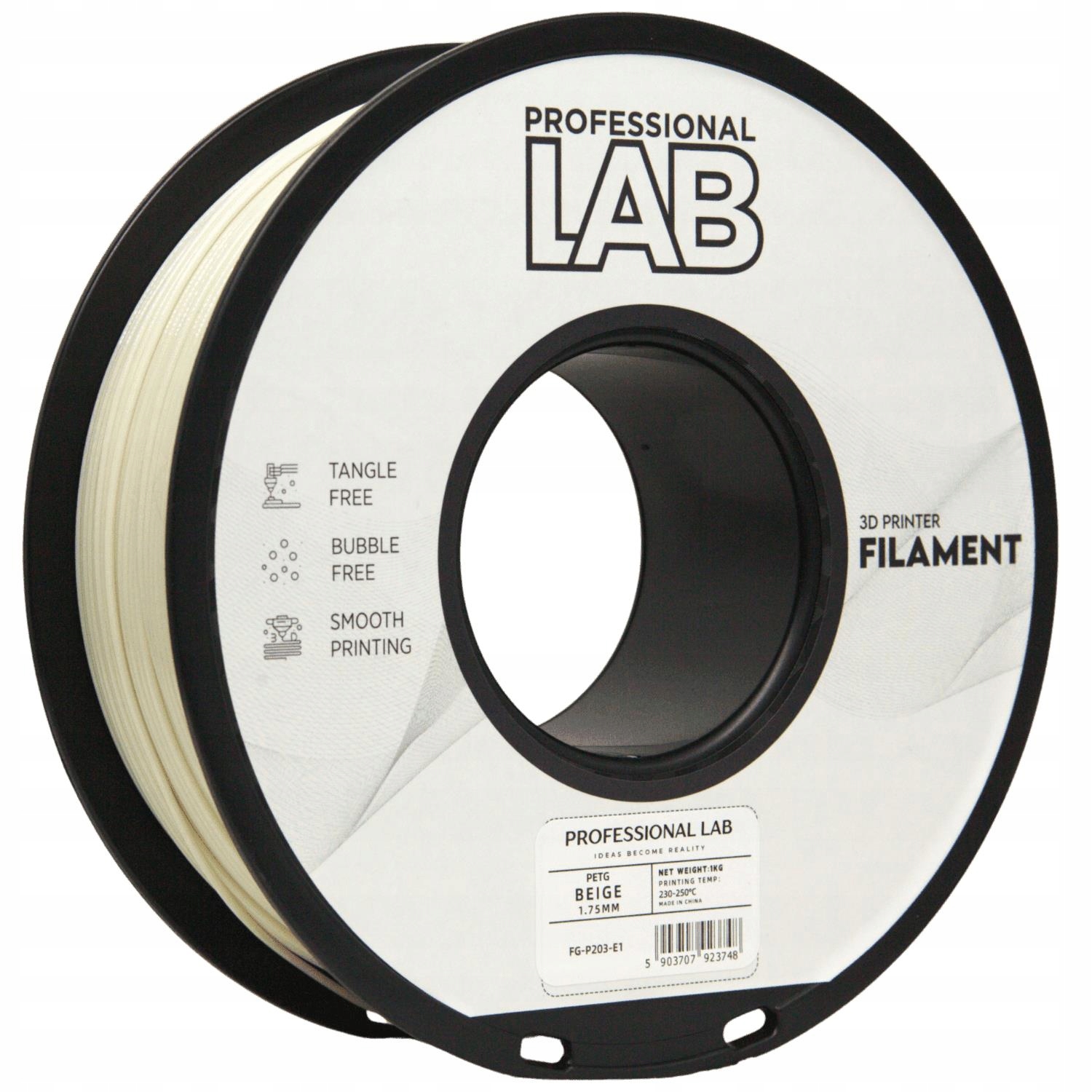 Filament Prof. LAB PETG Beige 1.75mm 1kg