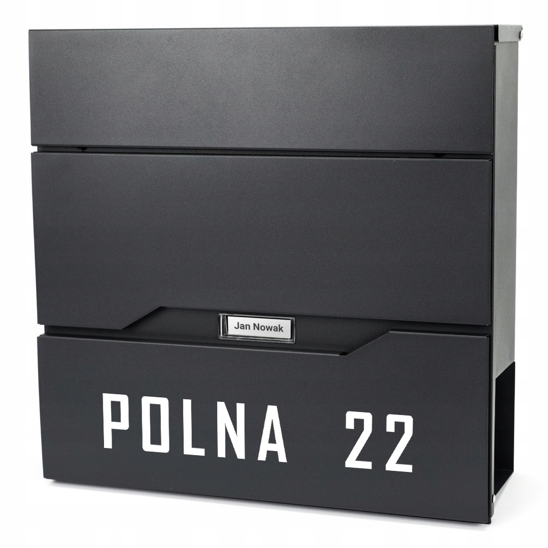 Velká poštovní schránka na dopisy Adresa Ulice Vzory