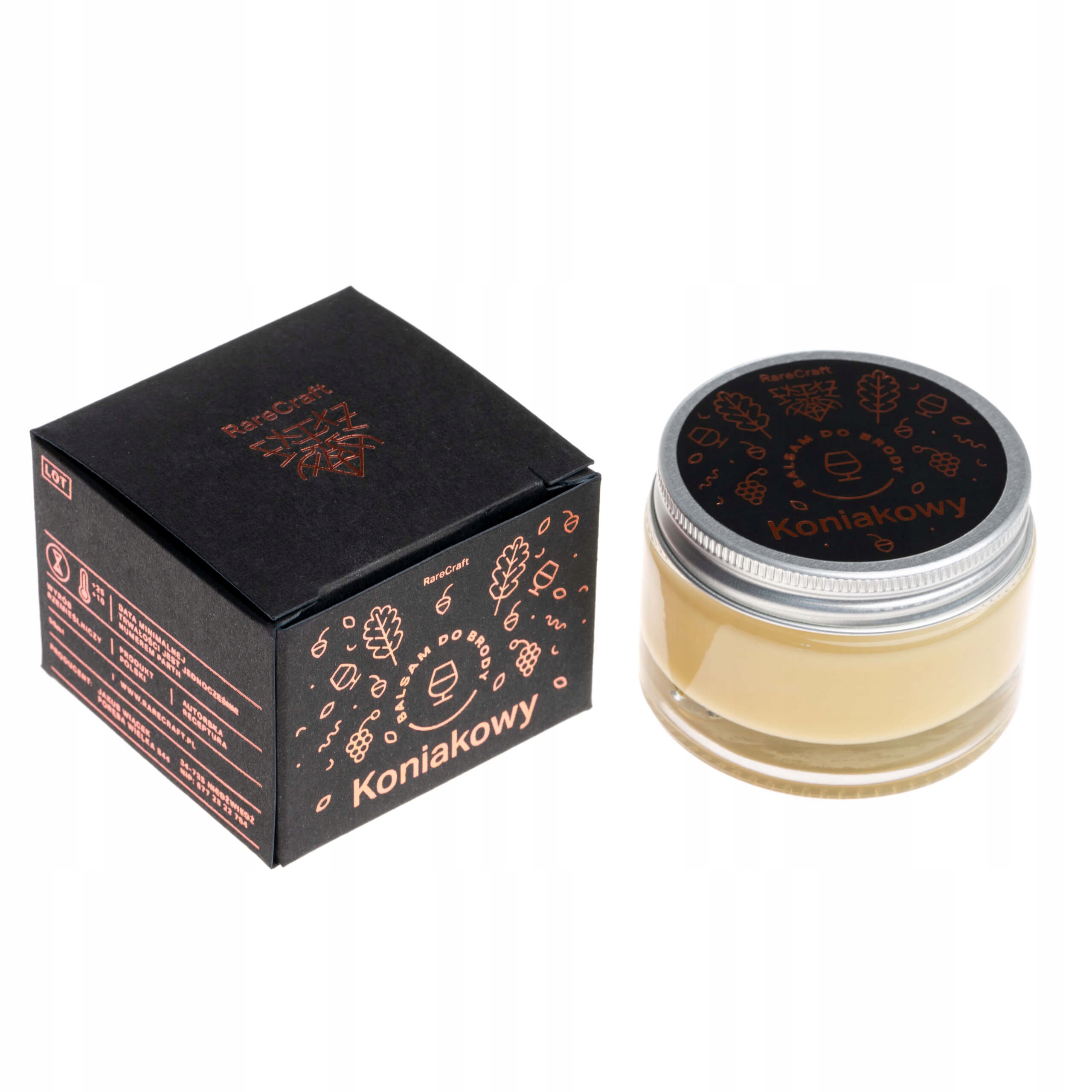 RareCraft Koňakový balzám na vousy 50 ml