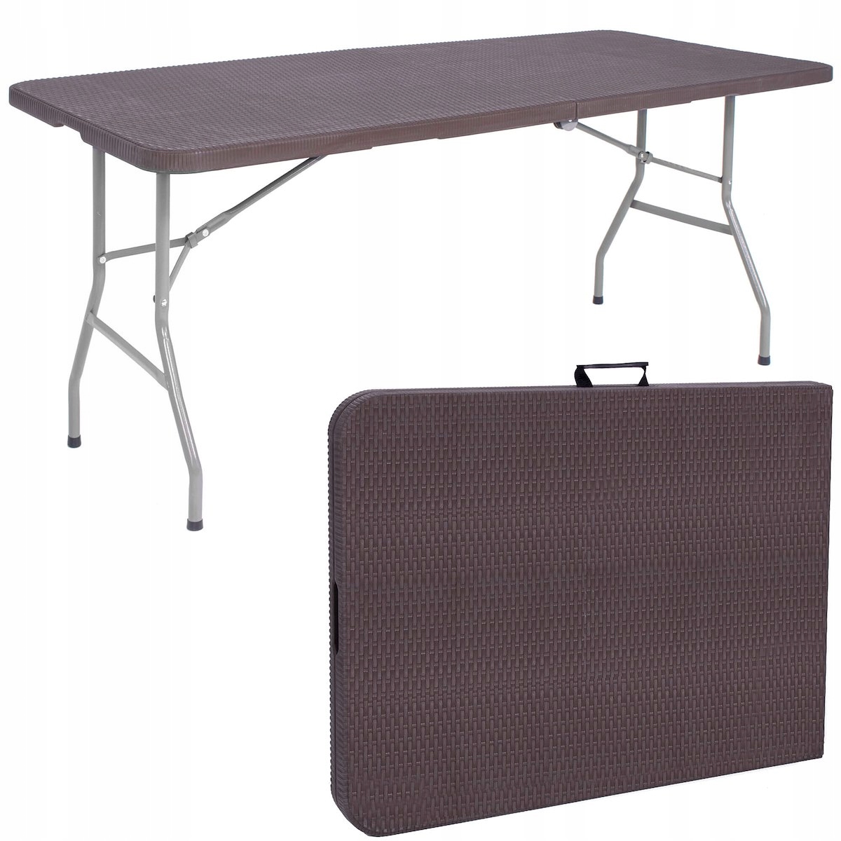 

Stół Cateringowy Ogrodowy Składany Rattan 180 cm