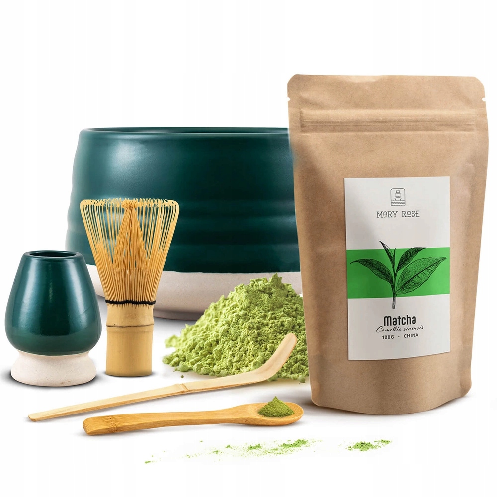 Sada příslušenství pro přípravu čaje Matcha Matchawan Kusenaoshi Mori