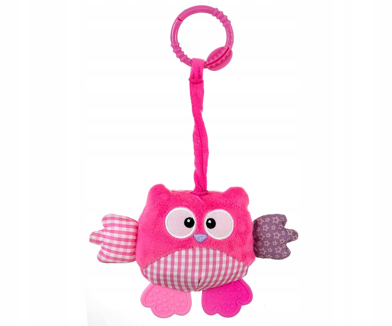 Zawieszka pluszowa Sówka - Cutie owl - 2881 PINK Marka Milly Mally