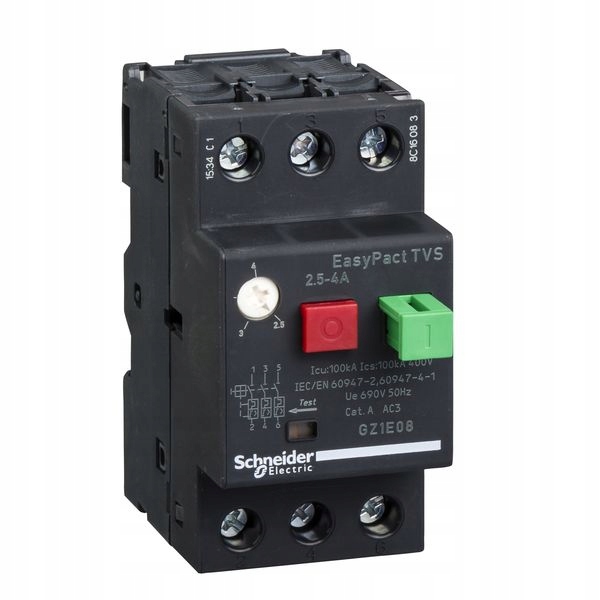 Schneider Elektrický motorový vypínač 3P 2,5-4 A GZ1E08