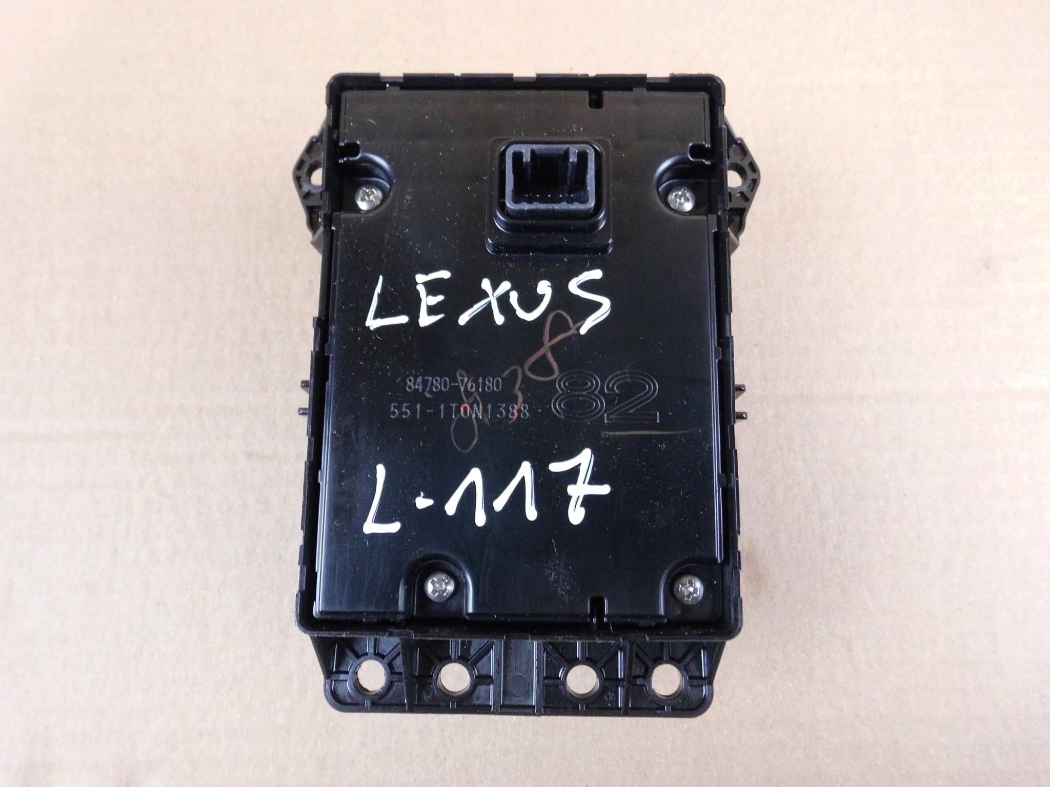Lexus UX250H touchpad navigation devices radia panel 8478076180 84780-76180
