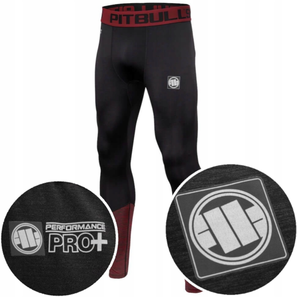 Leginsy męskie Pit Bull Small Logo_m