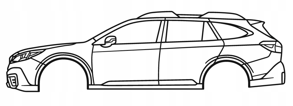 nástěnná dekorace Obraz Auto Subaru Outback 6. generace 2020