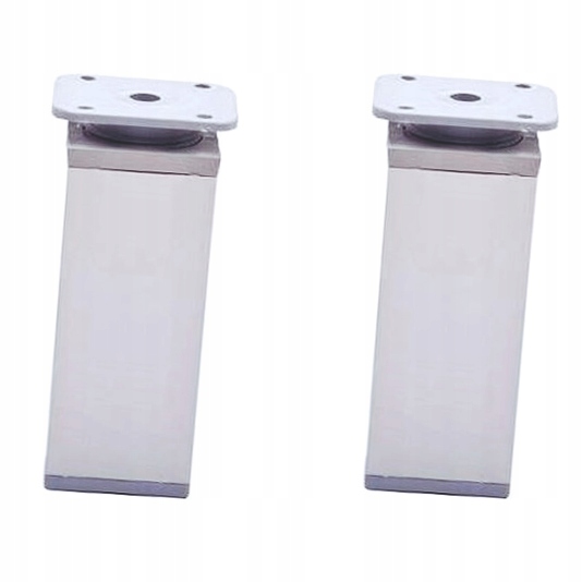 

2x Nóżka Meblowa Kwadratowa H-100 Alu Regulacja
