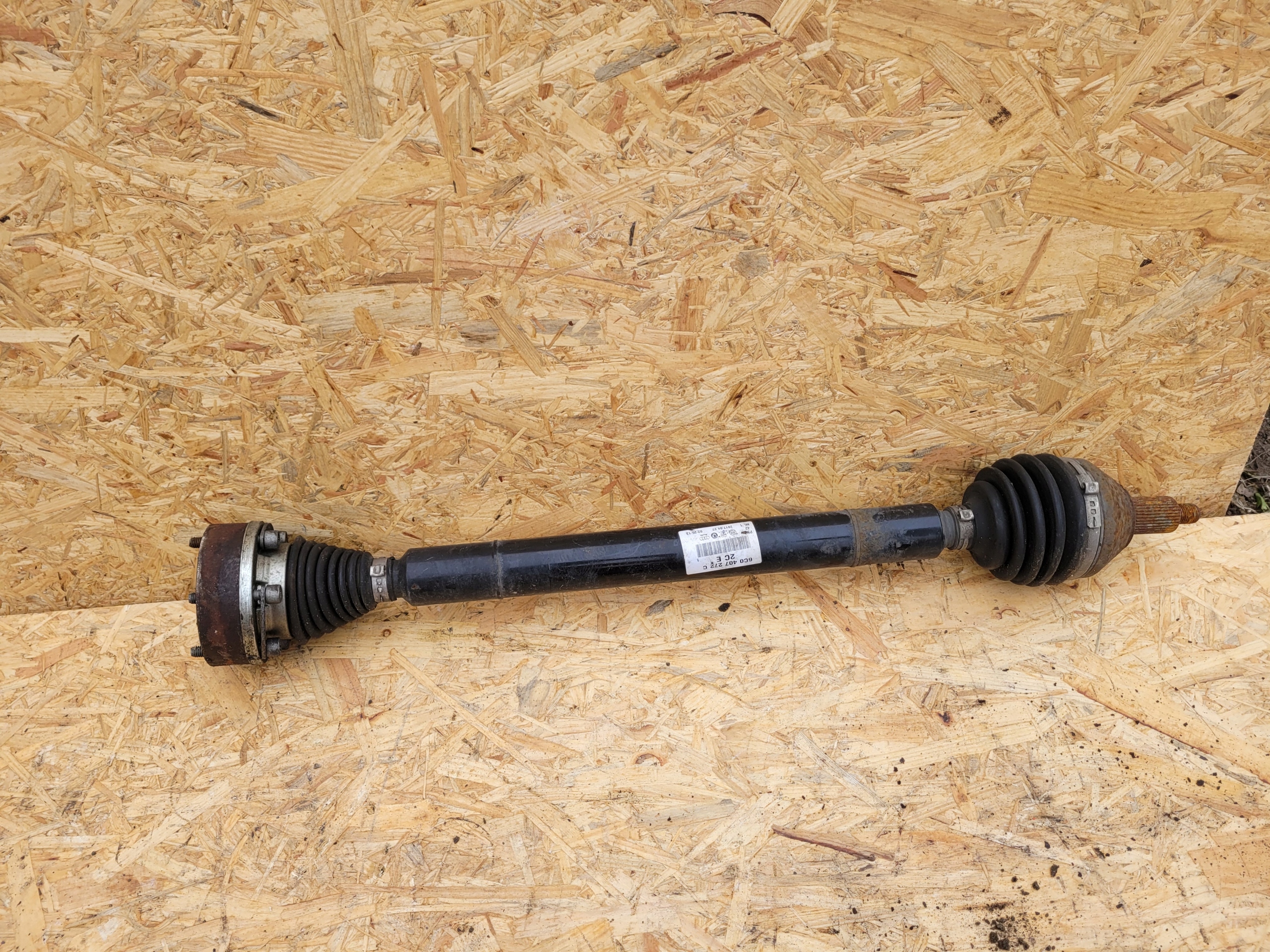 semi-axis right long VW VOLKSWAGEN POLO 6C