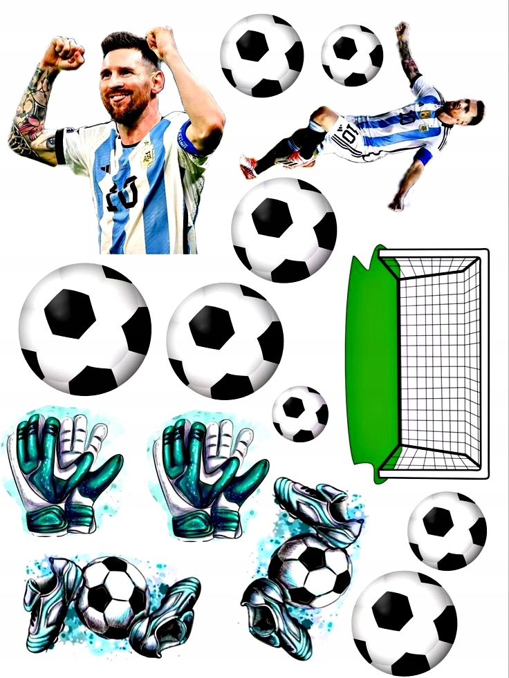 OPŁATEK NA TORT MESSI