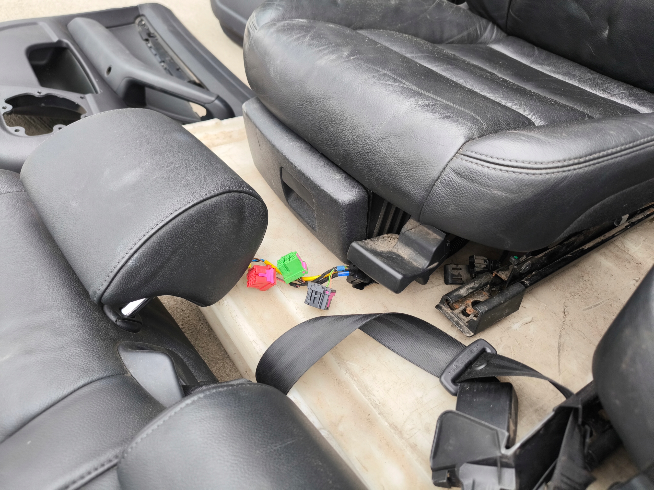Sitz Sitze KOMPLET AUDI A6 C6 Leder GRZANE SCHOWKI MC DONALDS