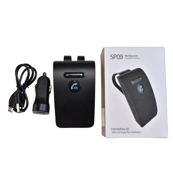 ZESTAW GŁOŚNOMÓWIĄCY DO SAMOCHODU BT 5.0 AUTOSTART SP09 Kod producenta SP09