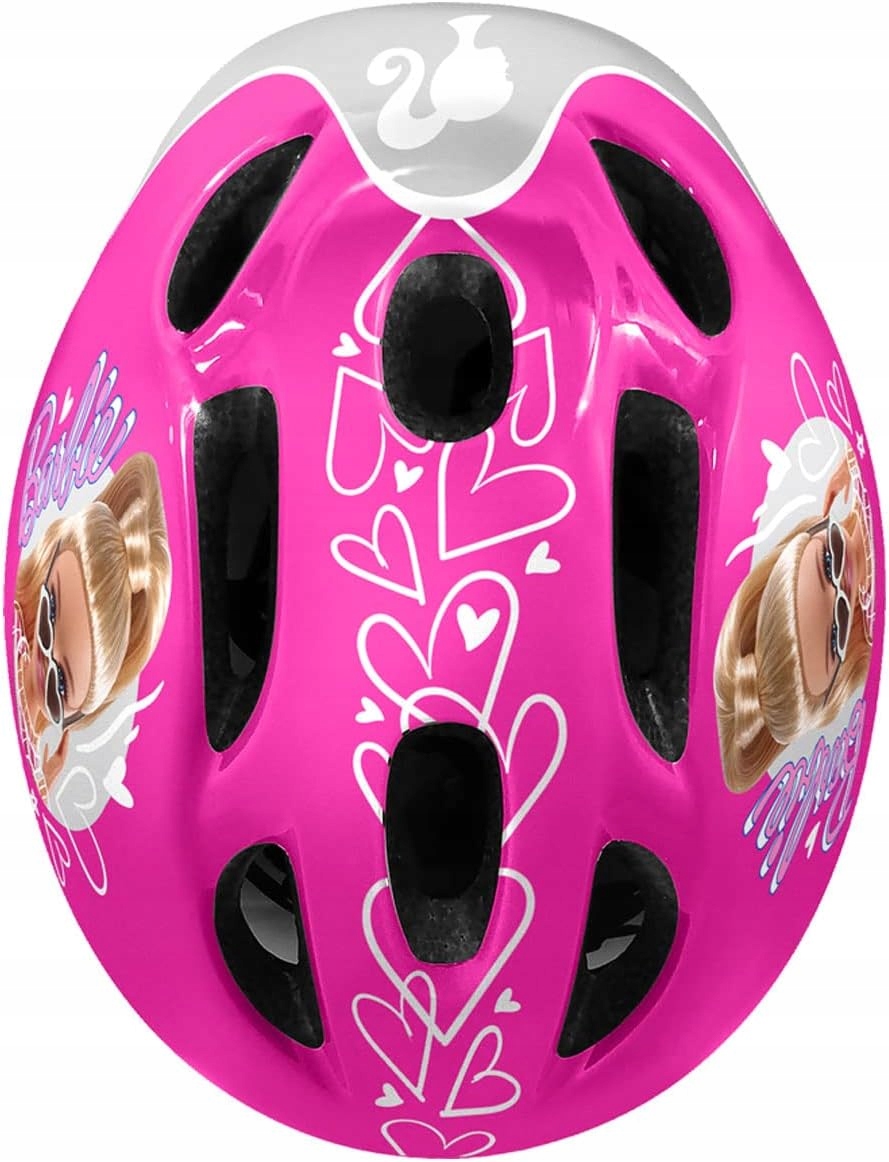 Kask rowerowy Stamp Barbie różowy rozmiar S (53-56 cm)