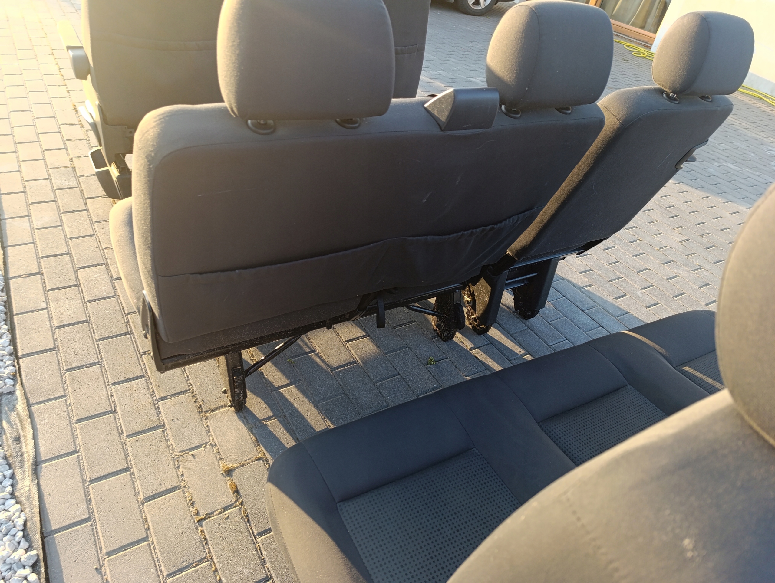 VW T5 T6 KOMPLET Sitze schwarze/ANTRACYT