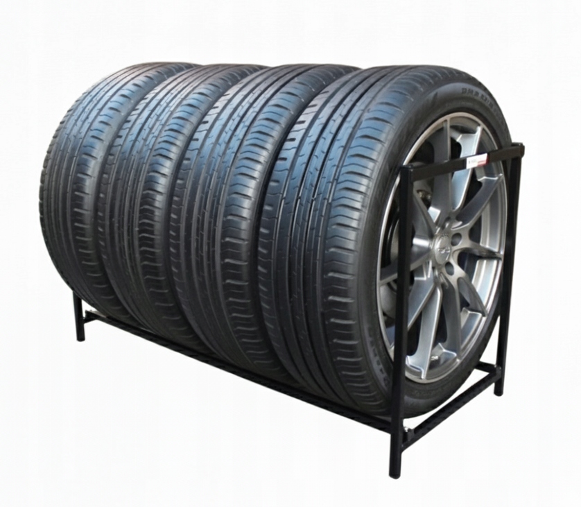 Stojan, závěs, police, pro 4 Pneumatiky kola 255 R19, Polský Výrobce