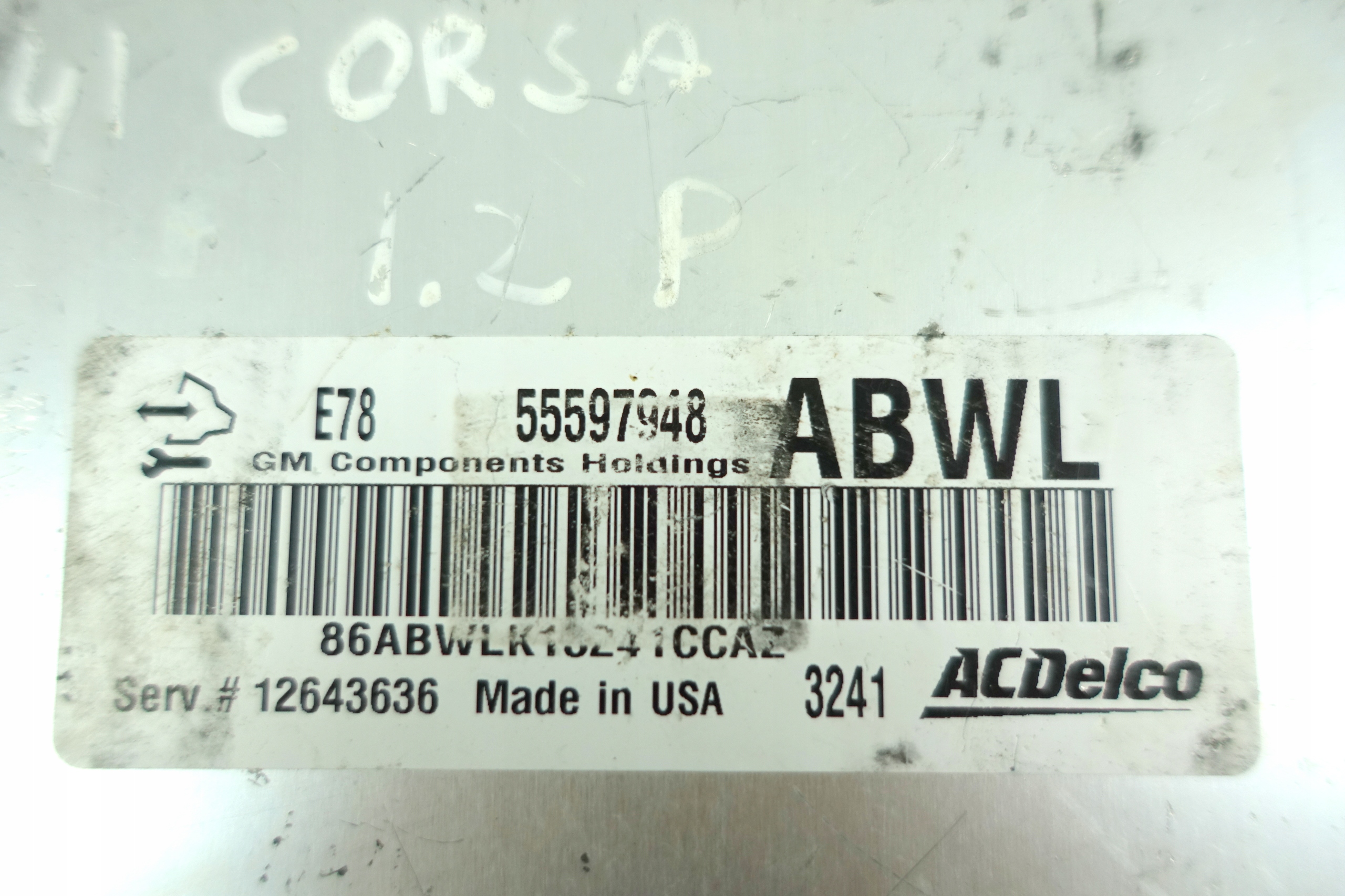 Computer OPEL CORSA 1.2 16V 55597948 ABWL E78