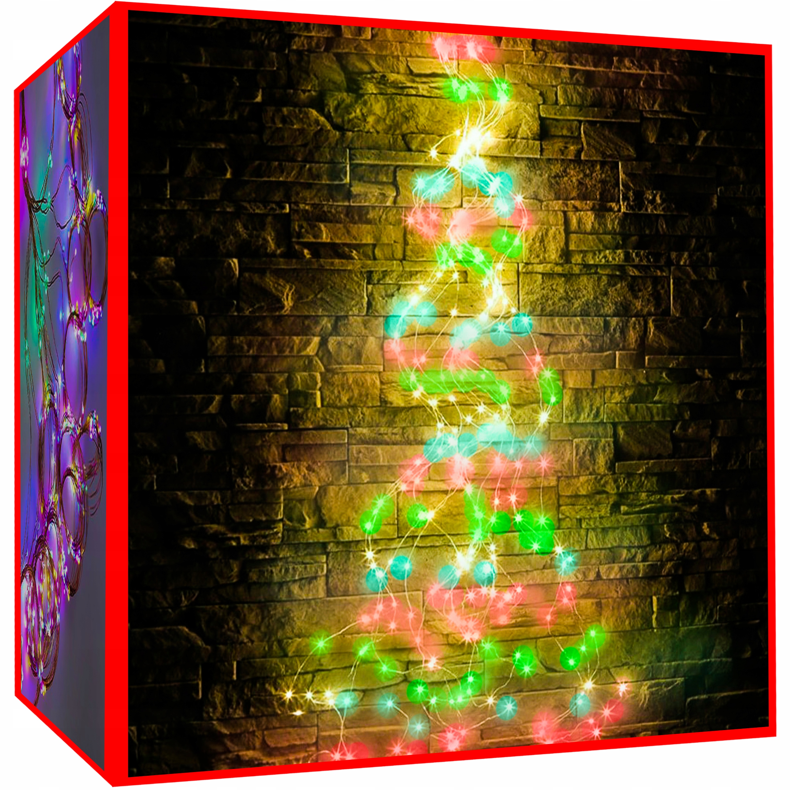 

Lampki Anielski Włos Sople Druciki Kurtyna 200 Led