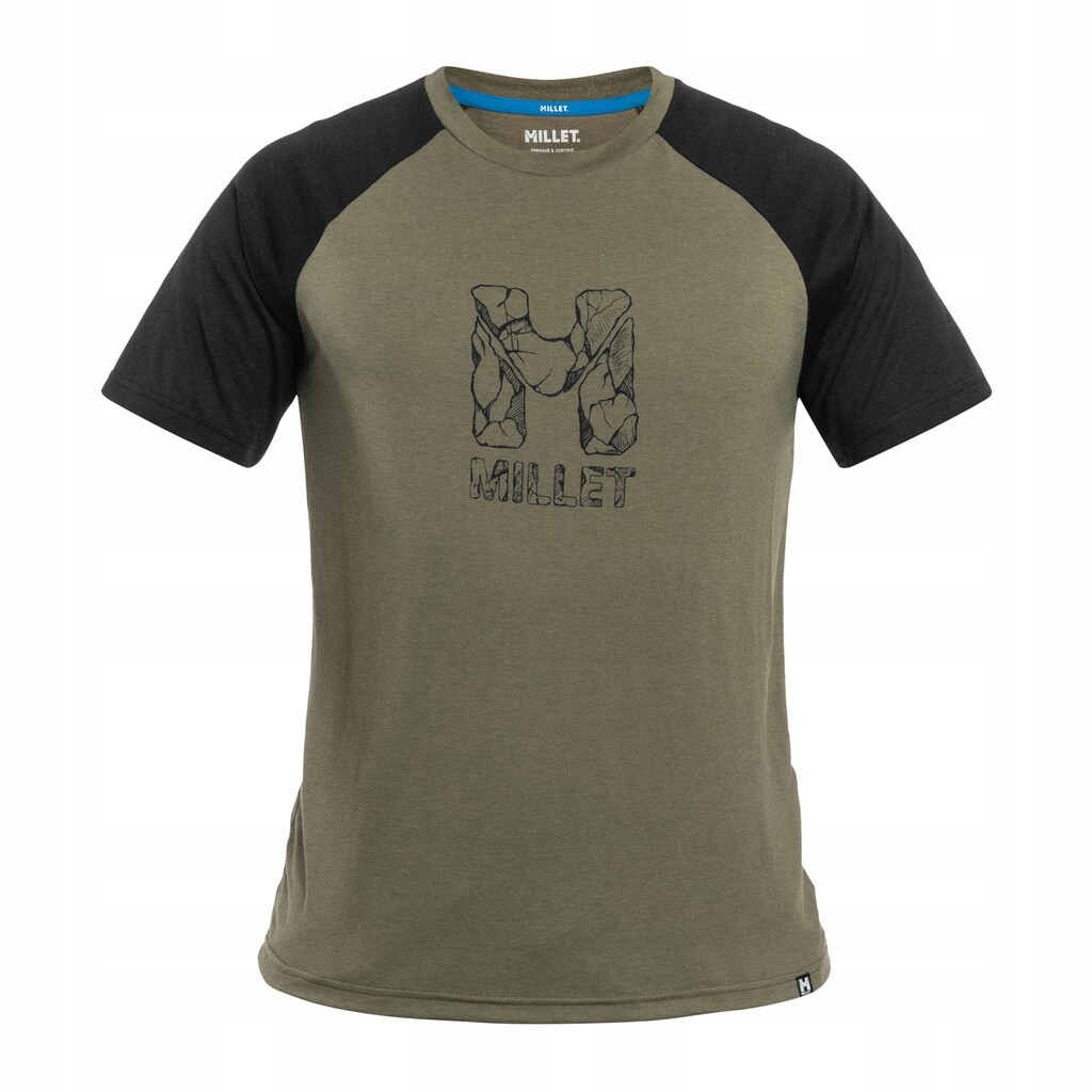 Tričko pánské sportovní trekové tričko Millet Cimai Natural Khaki M
