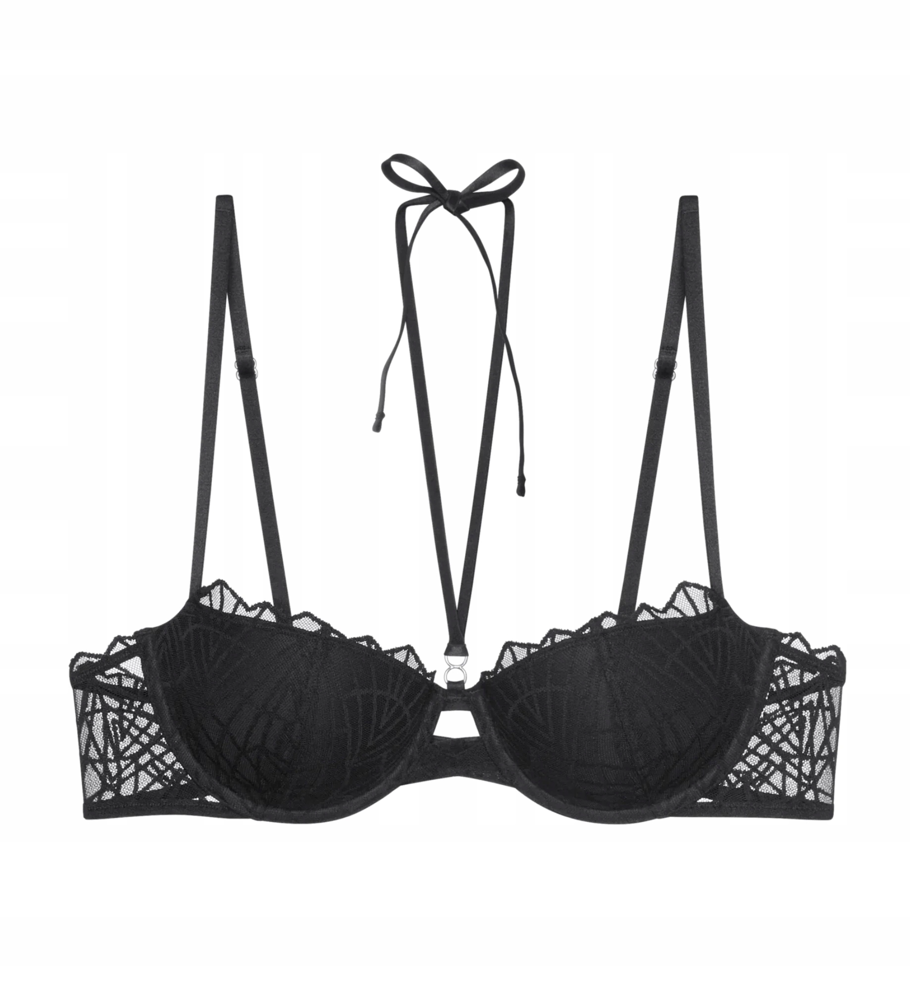 Vyztužená podprsenka s kosticemi That Night In Vegas Whp Černá Triumph