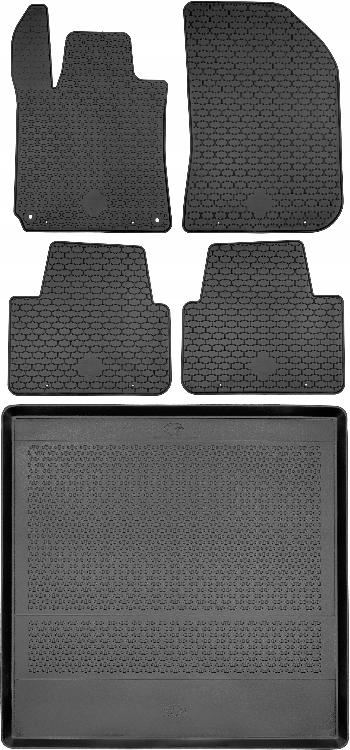 

Dywaniki mata do Peugeot 308 II Kombi rok 2017