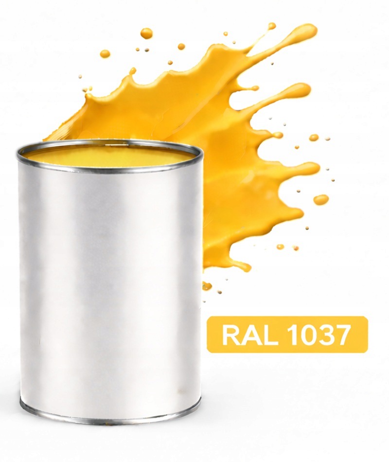 Ral 1037 Alkydový Email Lesklý Barva na Kov Ocel 1L