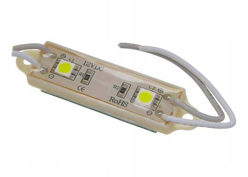 

Moduł led 2x plcc2 biały zimny 9000-11000K 1szt
