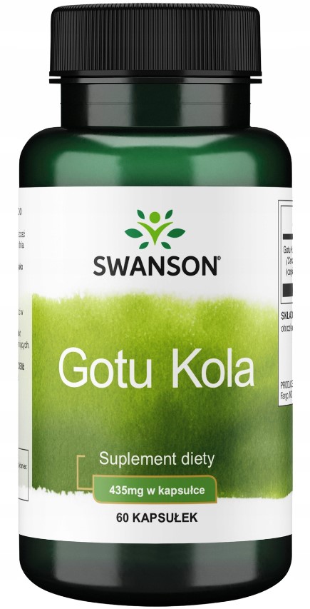 SWANSON GOTU KOLA Pamięć KONCENTRACJA Mózg STRES 3 opakowania