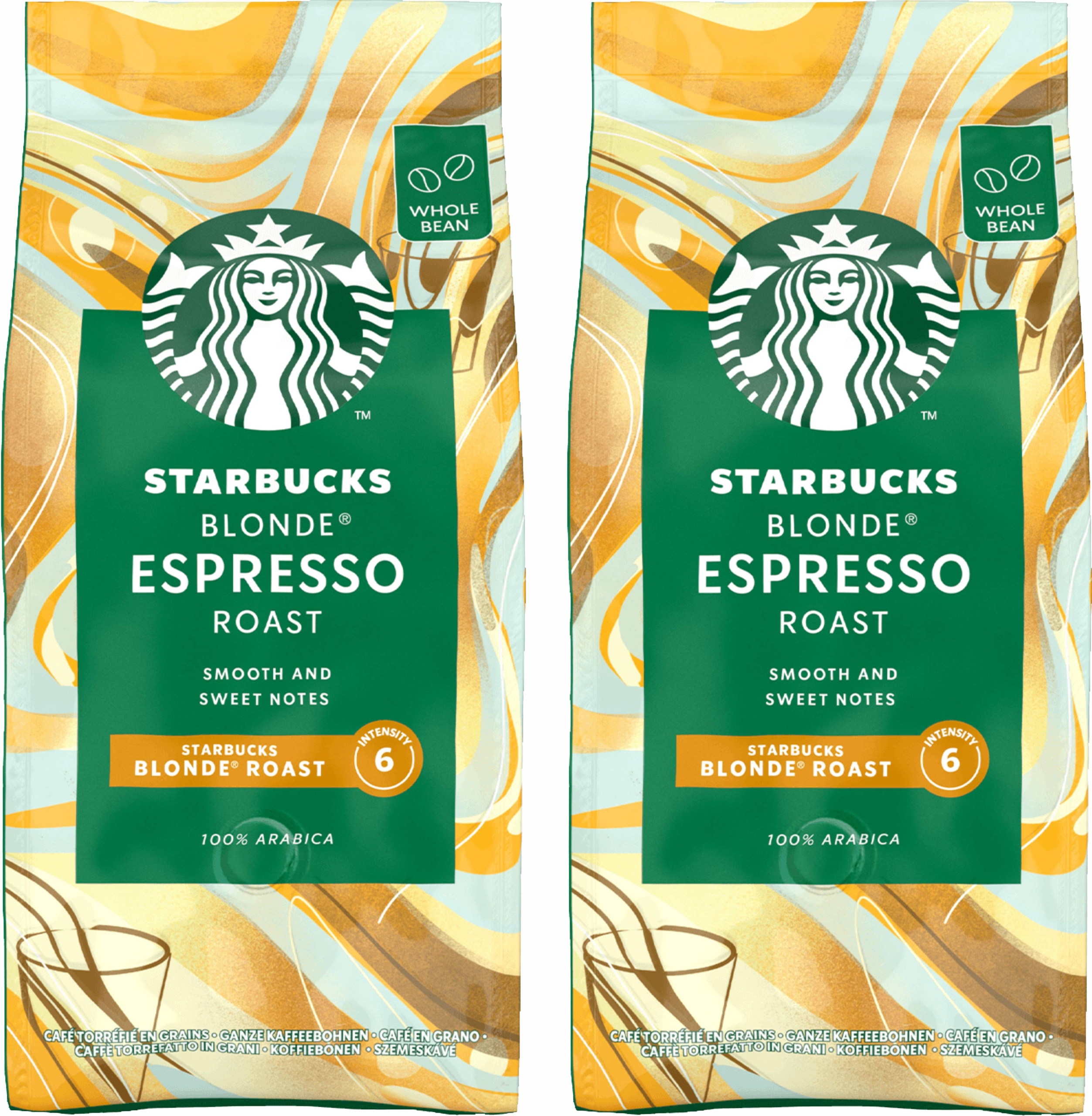 Levně Starbucks Blonde Espresso Roast Káva 2 x 450g