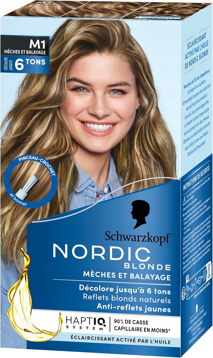 Schwarzkopf Nordic Blonde 6 tónů proti žloutnutí bez amoniaku