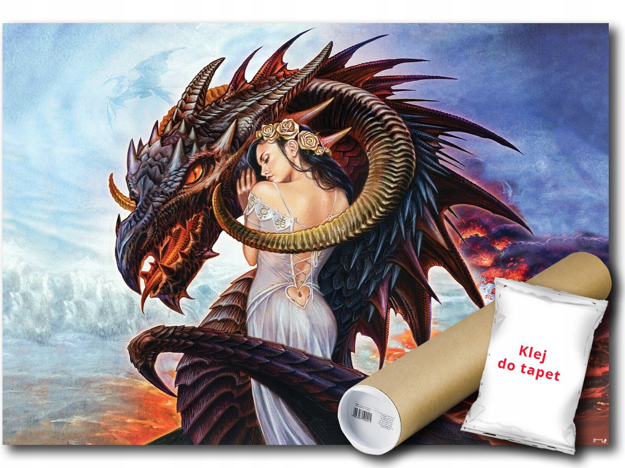 Vinylová Fototapeta Alchemy Gothic Smok 208x146