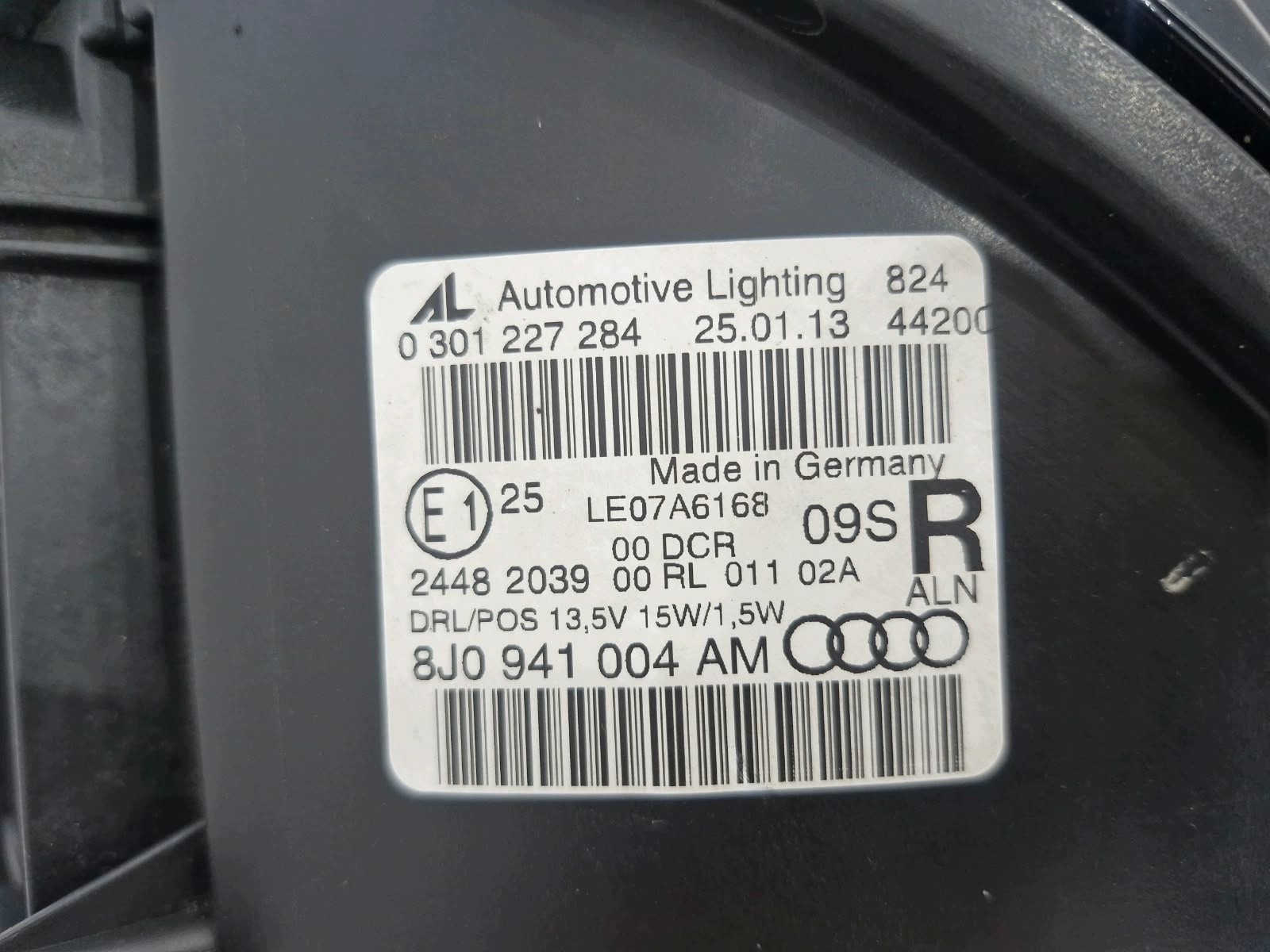 light right Audi TT TTS 8J LIFT Bi-Xenon LED positioning