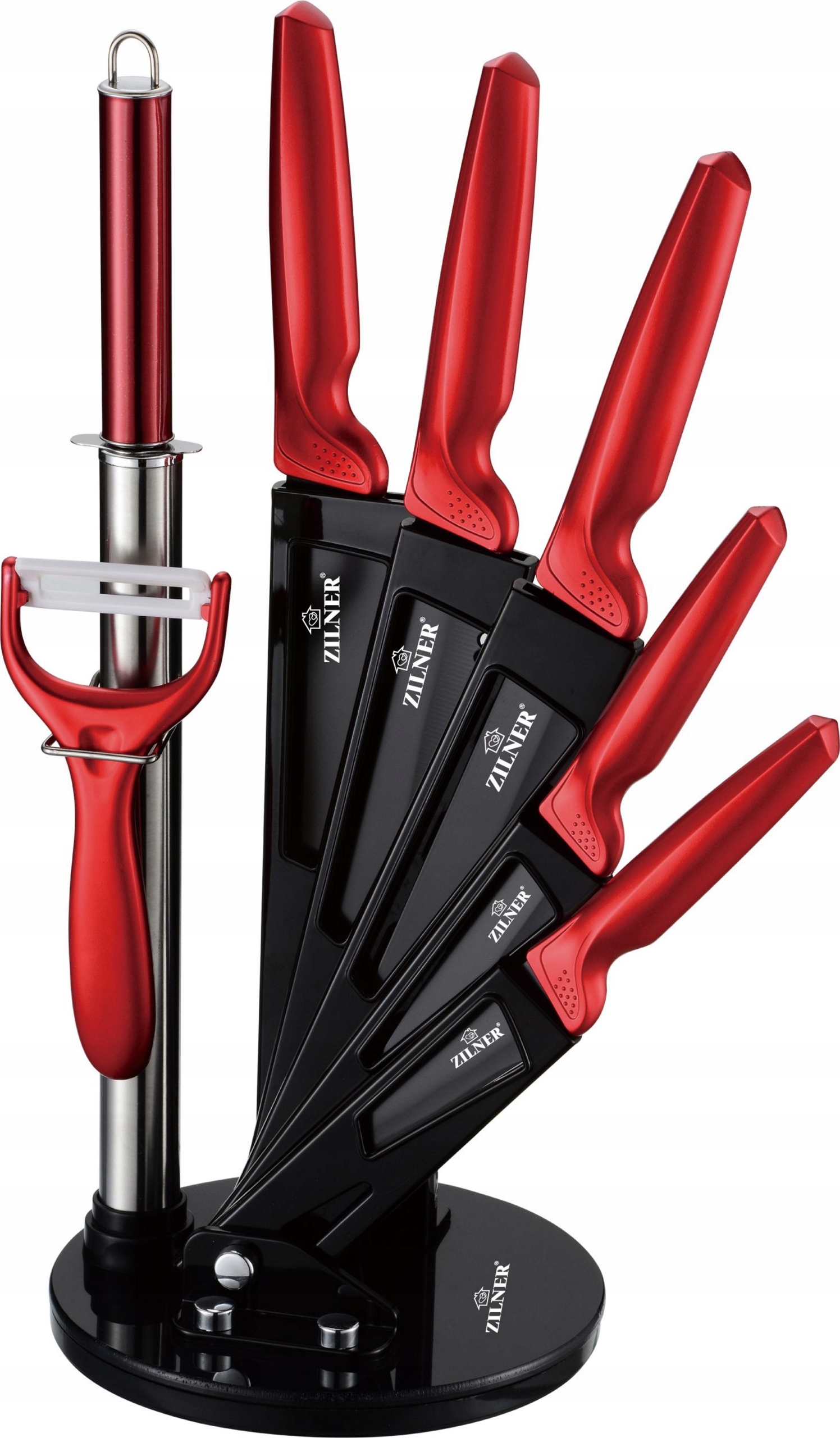 ZESTAW NOŻY NA STOJAKU 8 ELEMENTÓW ZL-5099