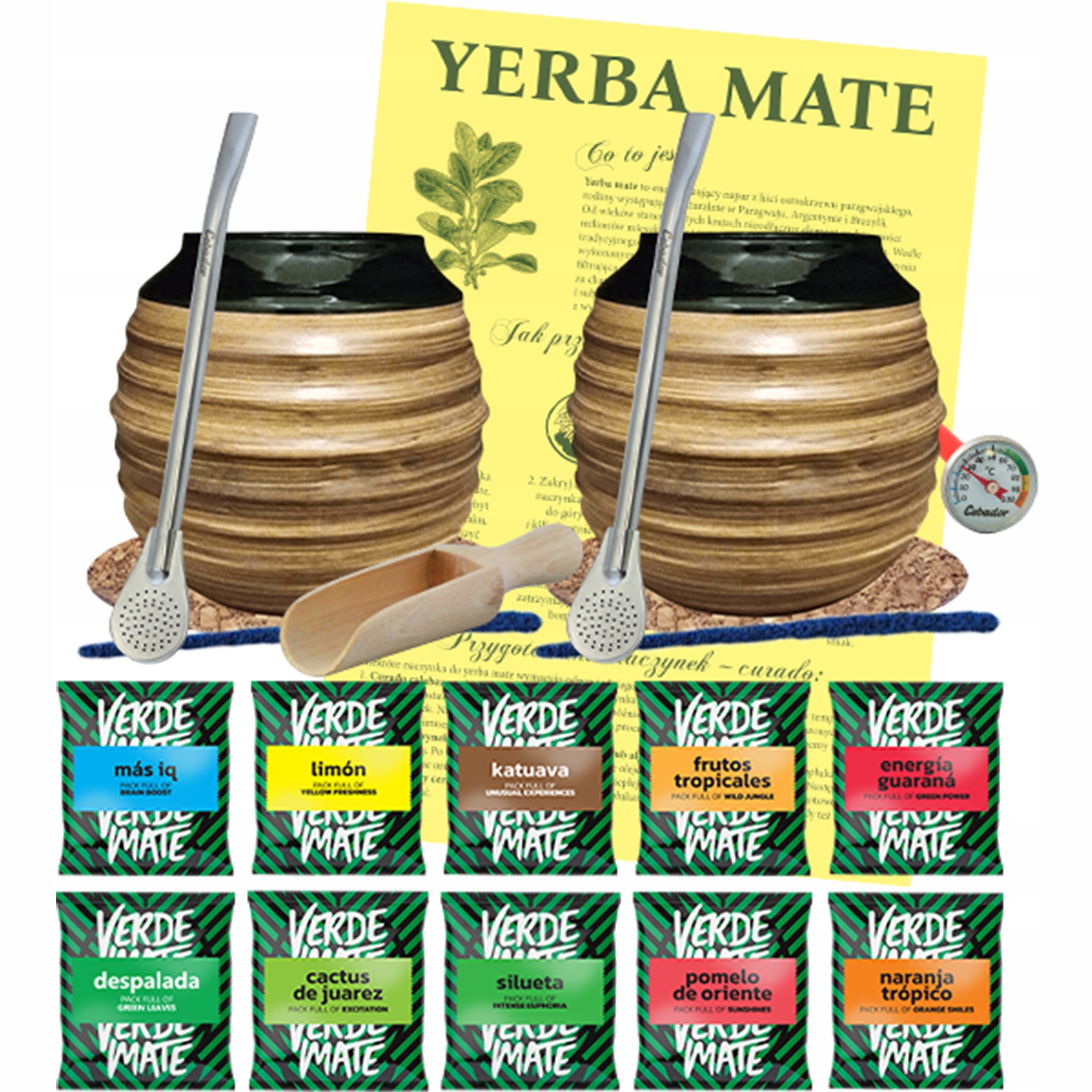 Sada Yerba Mate Pro Dva 10x50g Tykev medová