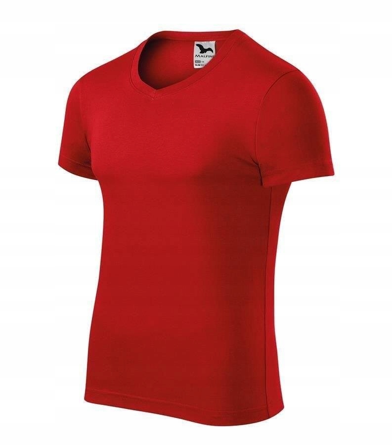 

Męska koszulka w serek Slim Fit S
