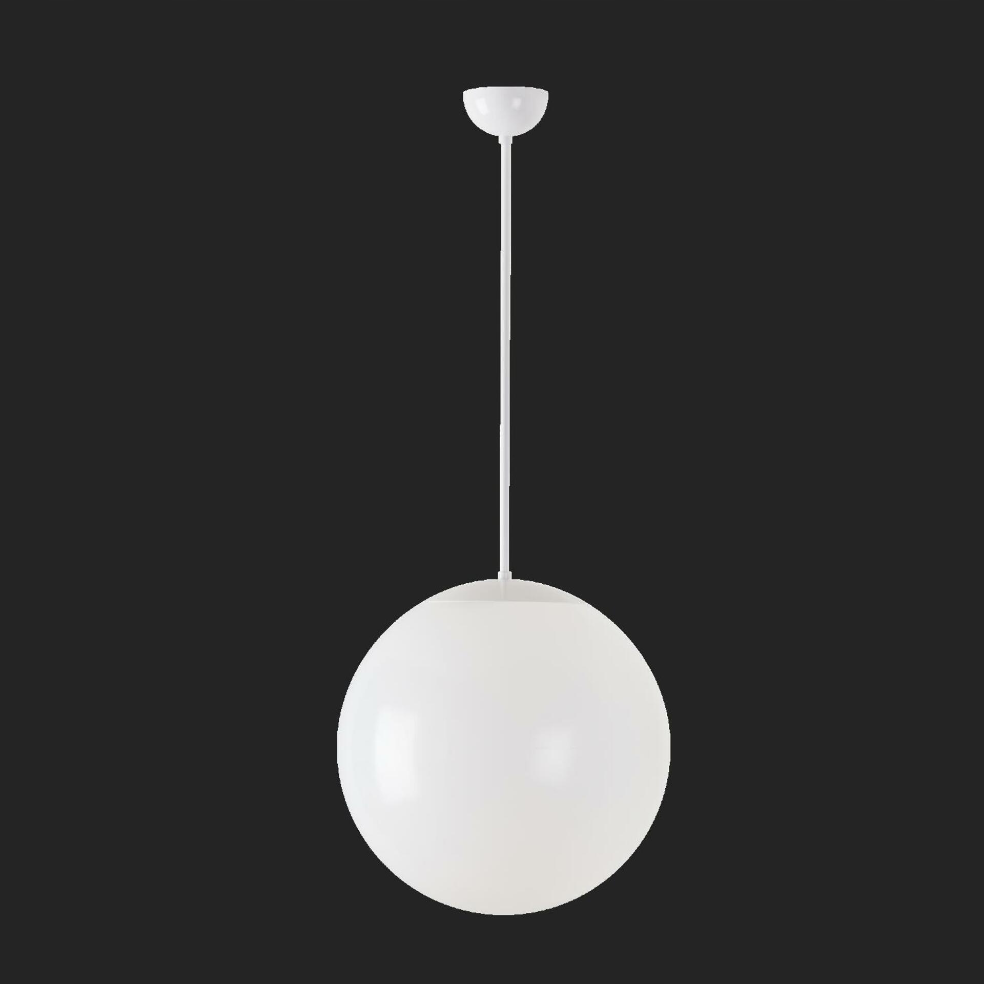 Osmont 63229 Isis P3 Pm závesné plastové svietidlo biela IP40 75W E27