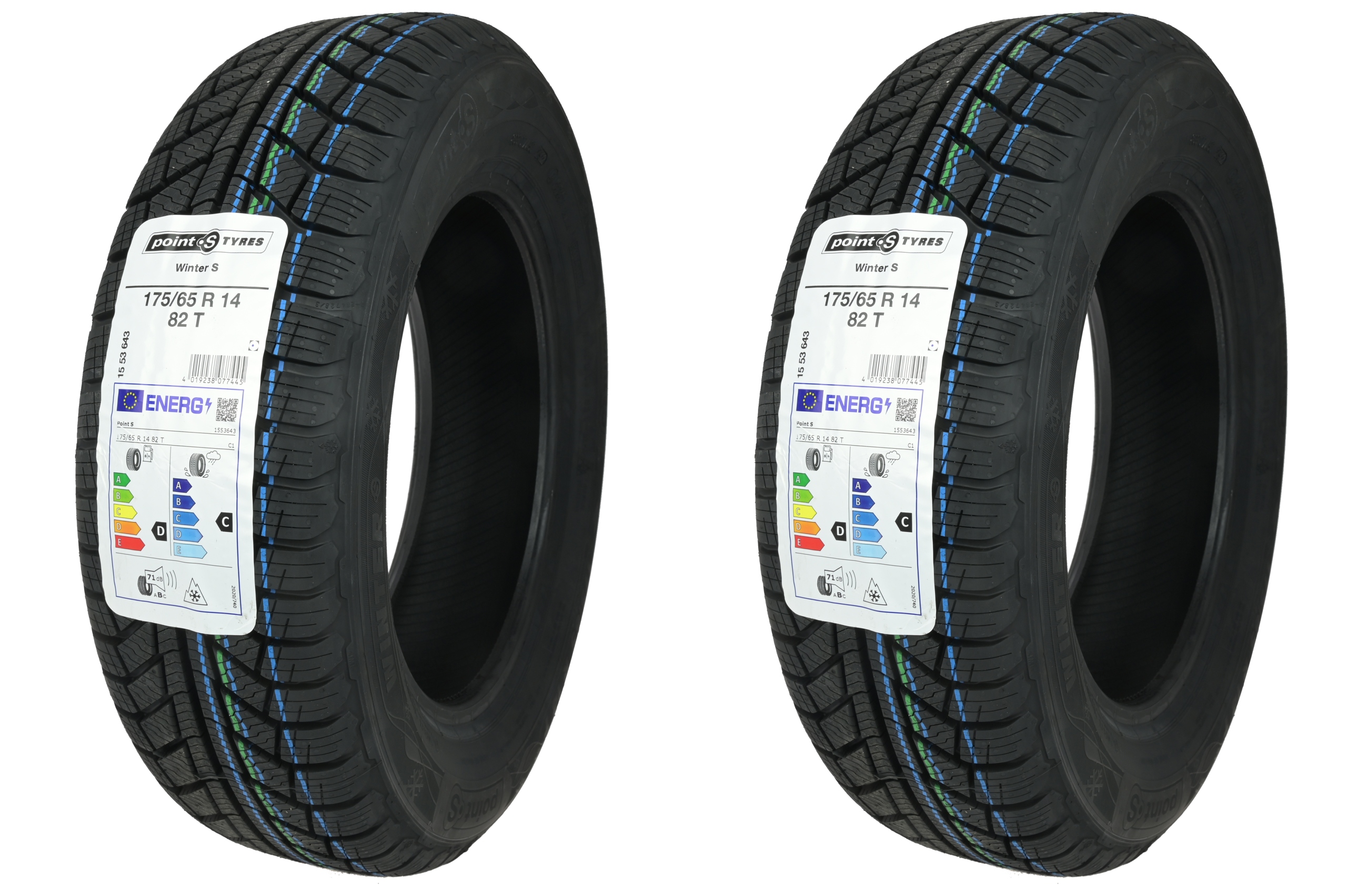 

2 x 175/65R14 82T Winter S Point S Tyres Zima