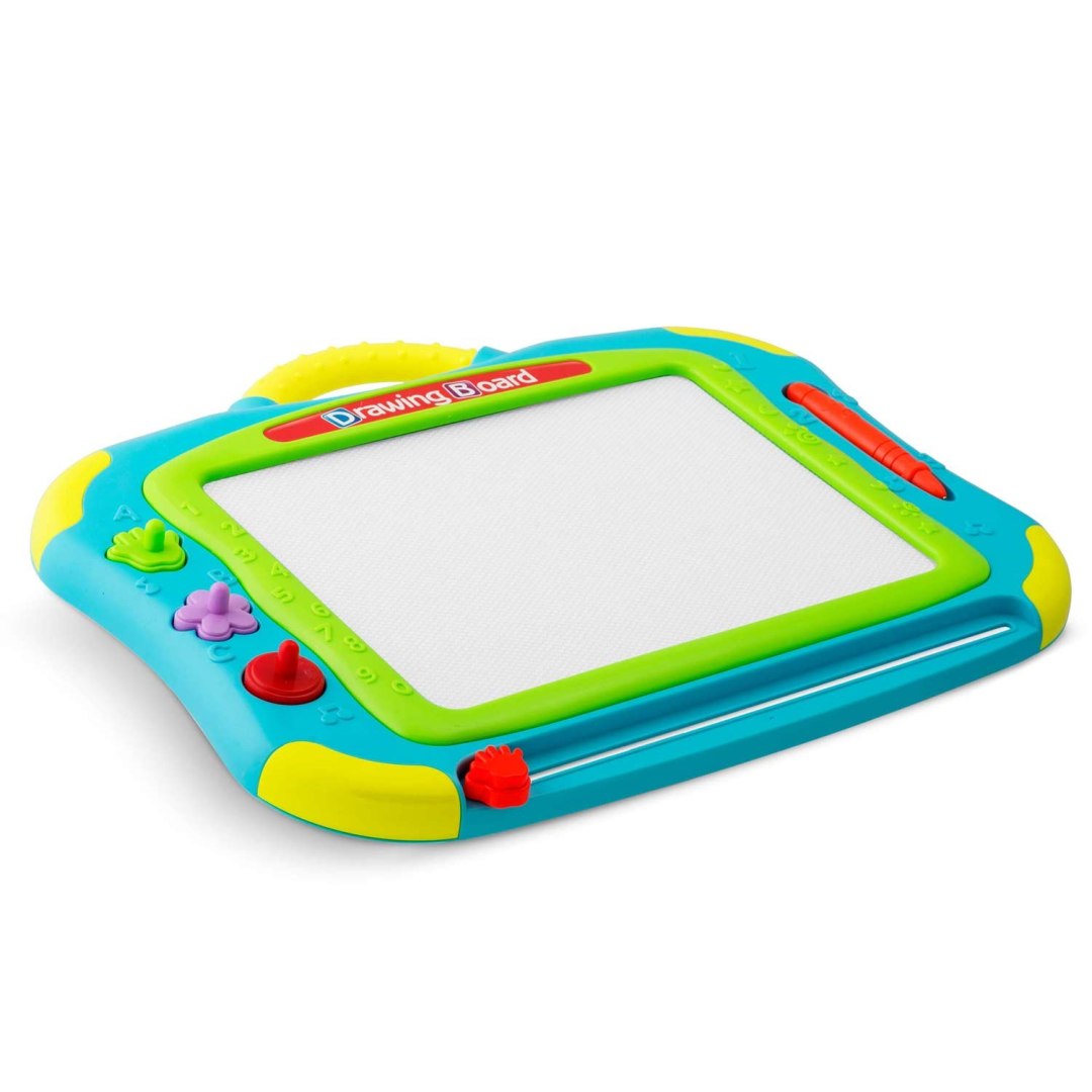 Znikopis tablica + stolik do rysowania Ricokids - niebieski Wiek dziecka 12 m +