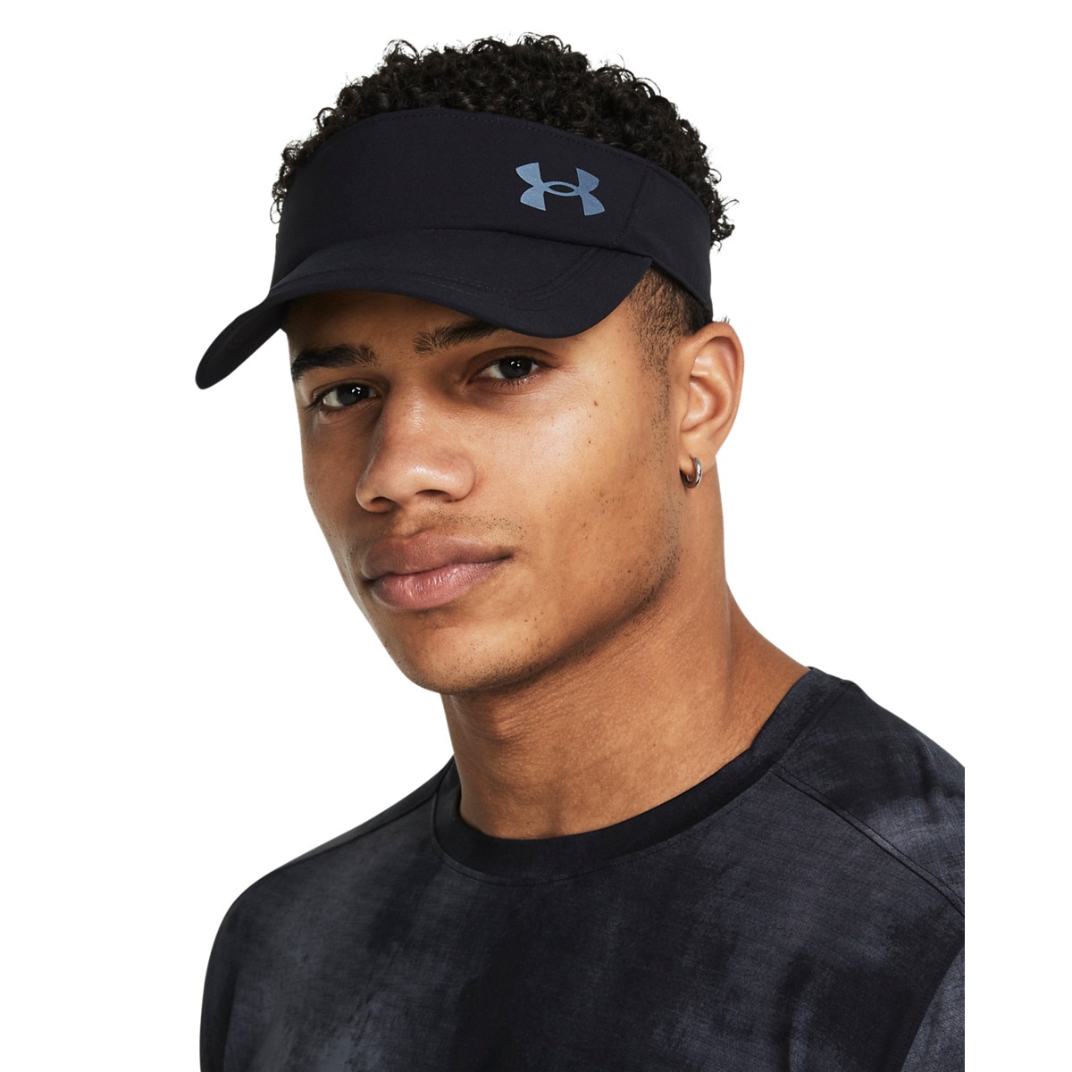 Męski daszek do biegania Under Armour Iso-Chill Launch Visor czarny