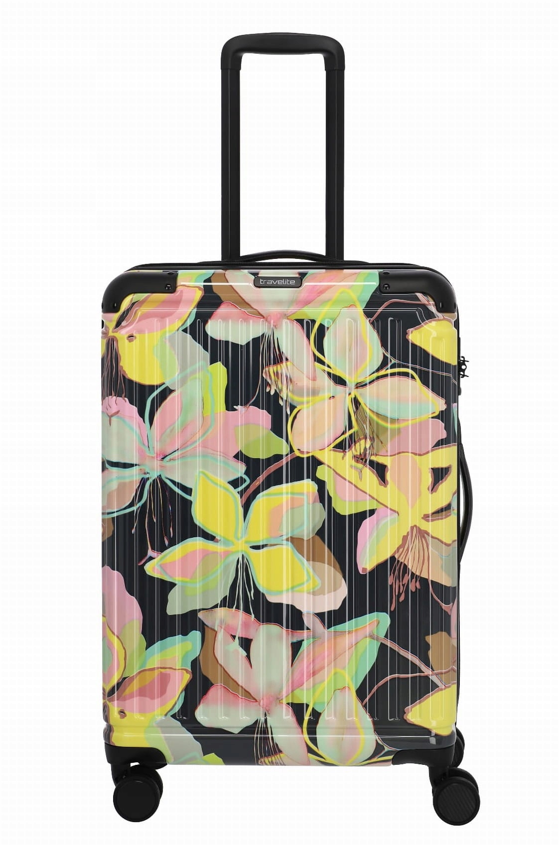 Střední kufr 68 cm M Cruise Žluté Orchideje Tisk Travelite