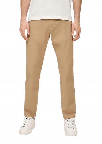 S.oliver Casual Klasické Béžové Chinos Kalhoty Z Bavlny 29/34 J9C