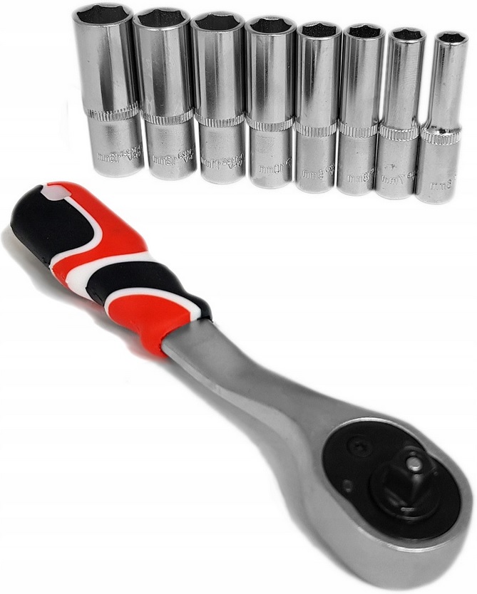 Nasadki Długie 1/4 Zestaw 6-13MM Grzechotka Yato