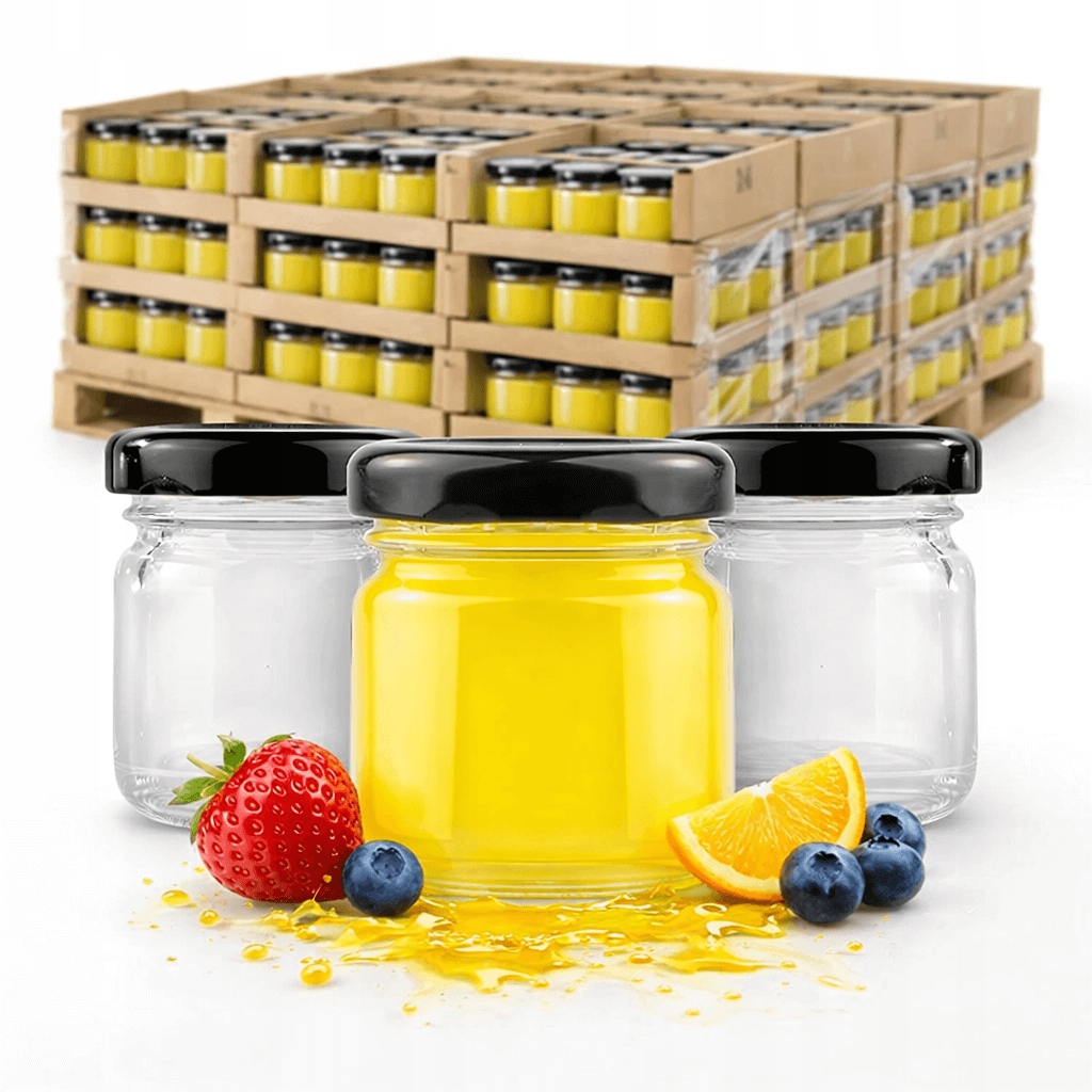 Paleta 11340 szt Słoik Słoiczek 40ml szklane słoiki na dżem miód przyprawy