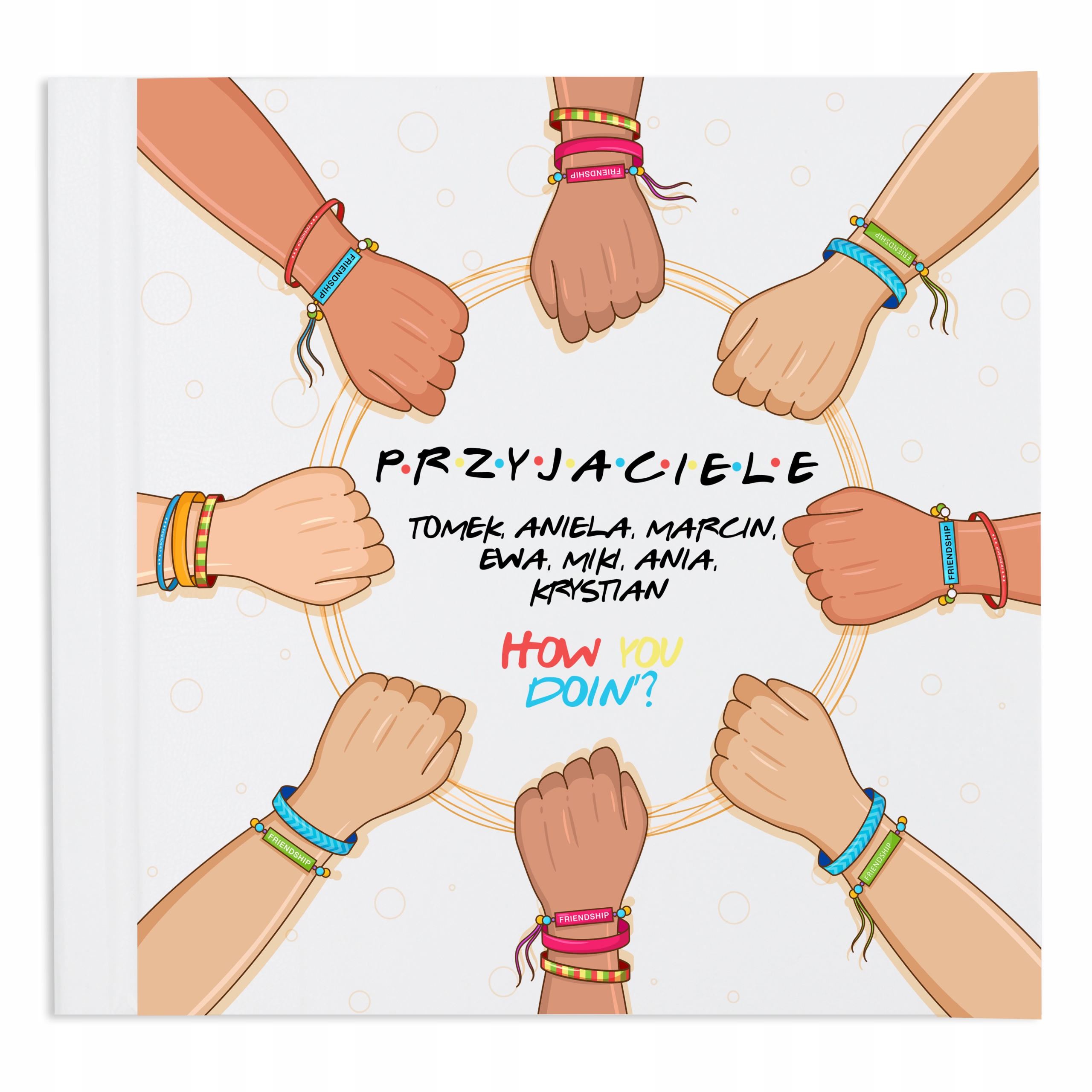 Personalizované Růžové Album Jako Dárek Pro Kamarádky