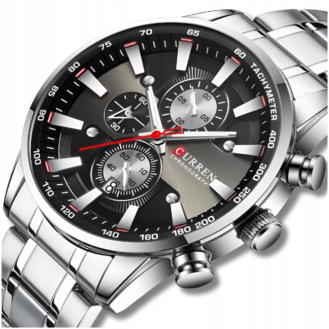 Pánské Hodinky Curren Klasický Elegantní Chronograf Datumovka 6 Barev
