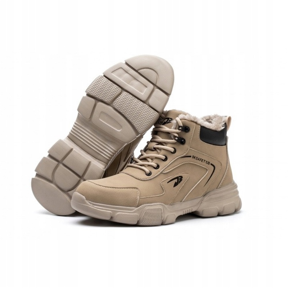 Buty Robocze Męskie Półbuty Zimowe Ocieplane Robocze Z Noskiem S3 Bhp