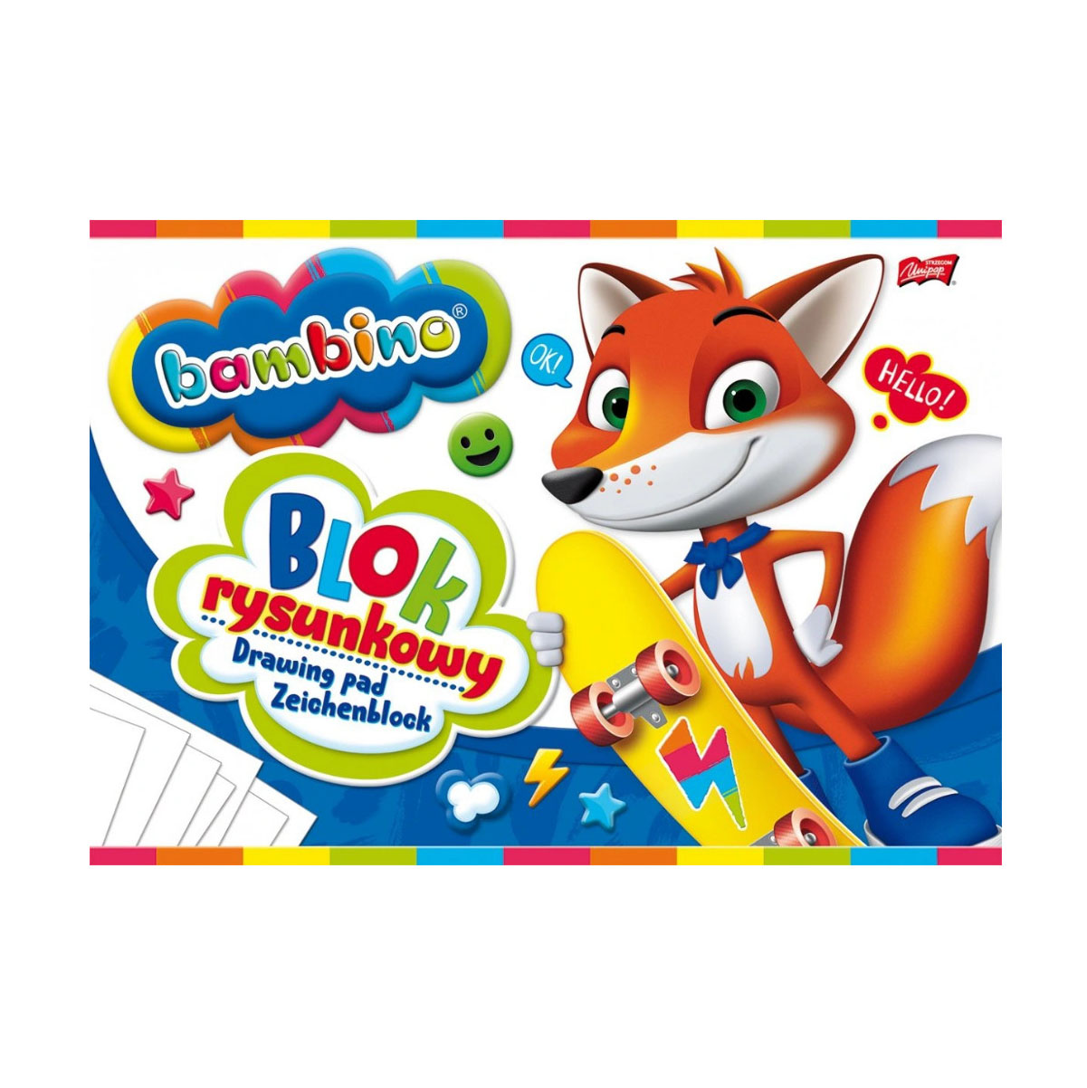 

Bambino Blok Biały Rysunkowy A4