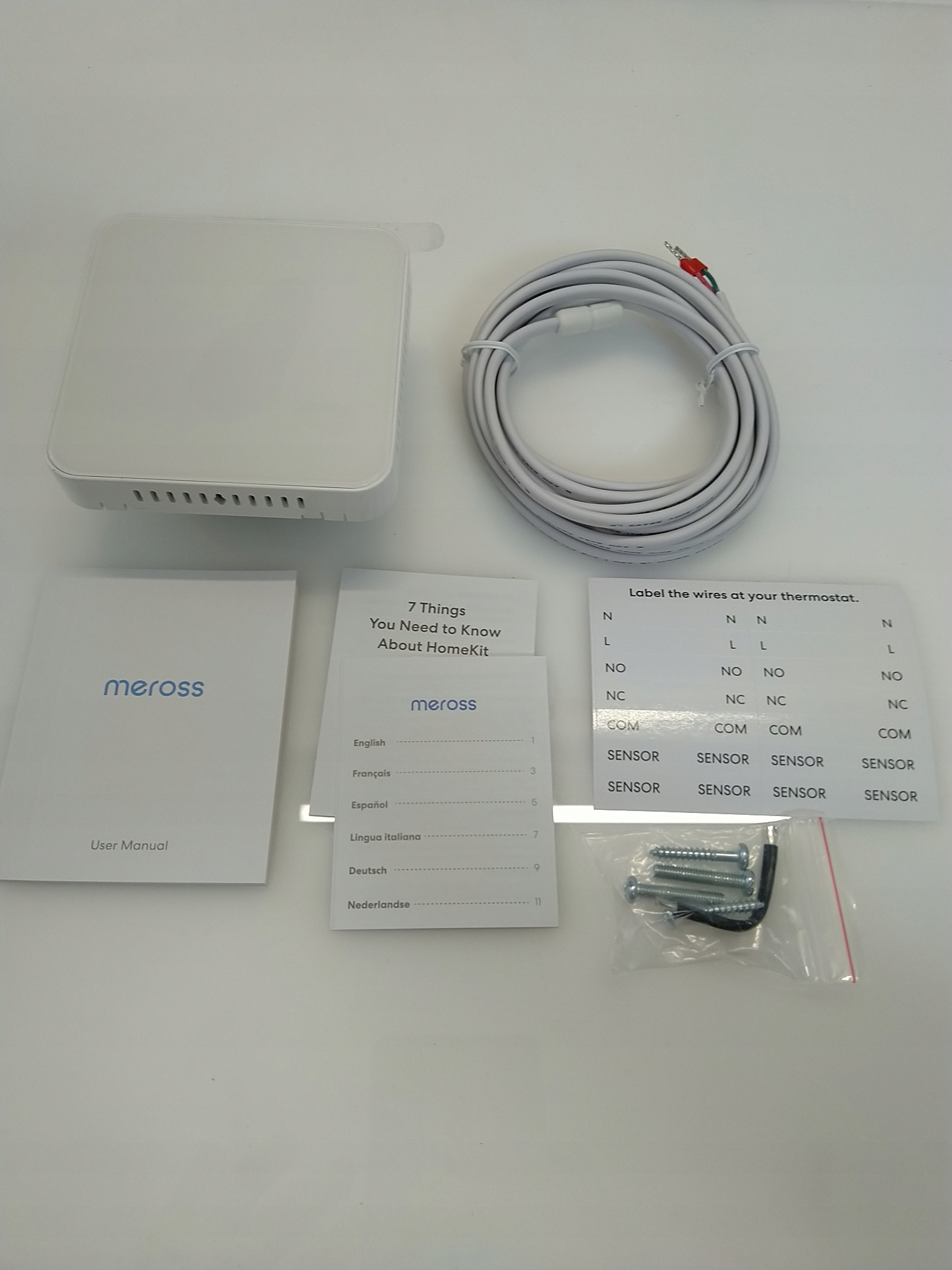 E7 Meross MTS200 Inteligentny termostat HomeKit WiFi Seria MTS200