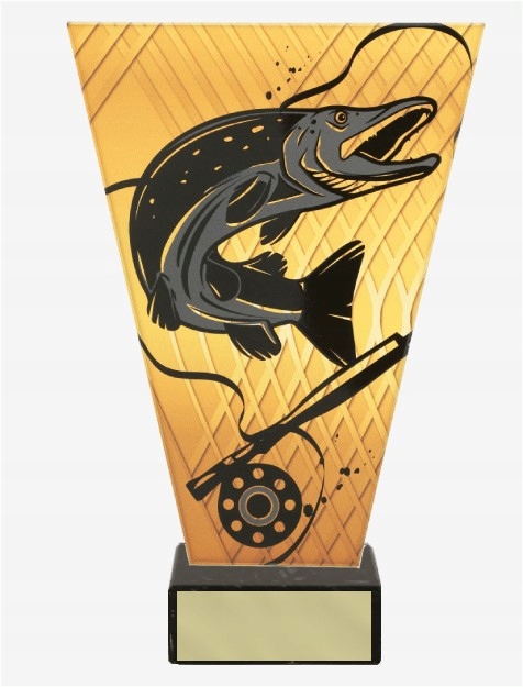 

Statuetka szklana ryba szczupak wędkarstwo 15 cm